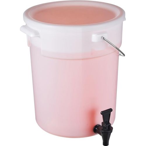 Getränkespender 19 L - Saftspender aus Kunststoff mit Zapfhahn & Deckel - Eistee, Limonade, Wasser - ideal für Partys, Restaurants und Hotels