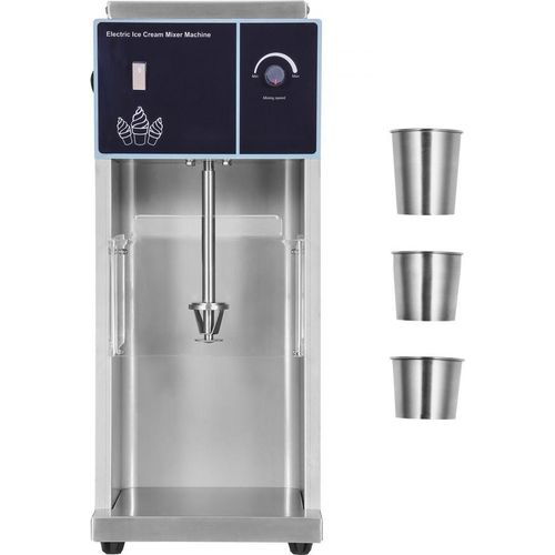 Kommerzielle Eiscreme-Mischmaschine 400W - Edelstahl-Rührgerät für cremige Eiscreme - Eisbereiter für Gastronomie und Heimgebrauch