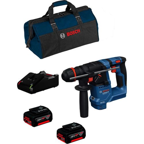 Bohrhammer BOSCH GBH 18V-18 X (2 x 4,0 Ah + GAL18V-40 + Tasche)