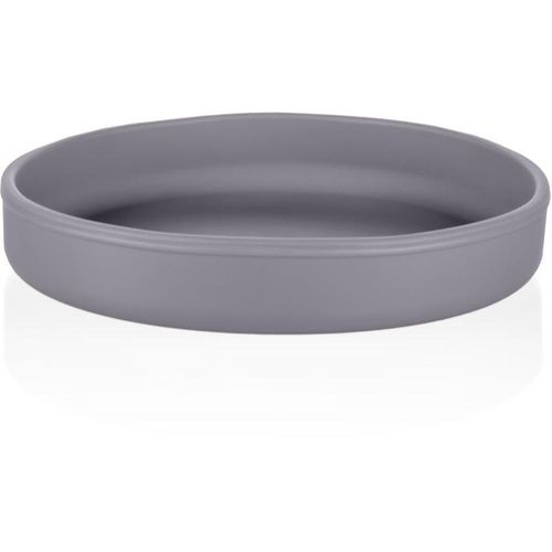 Zopa Silicone Plate plate 6 m+ Dove Grey 1 pc