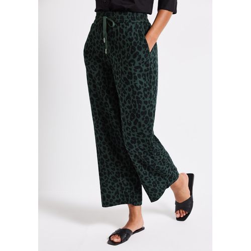 STREET ONE Stoffhose, Sommerhose gemustert, im Musselin-Look