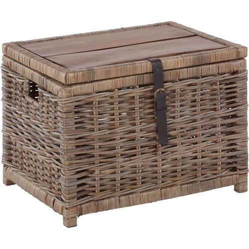 Truhentisch HOME AFFAIRE, grau, B:51cm H:31cm T:36cm, Truhen