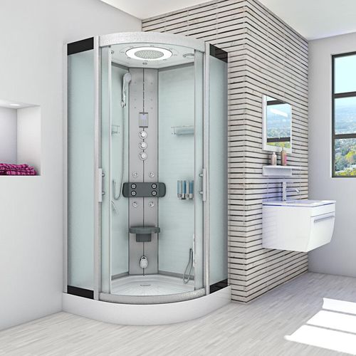 Duschkabine Dusche D58-00M1 Komplettdusche Fertigdusche 80x80 cm