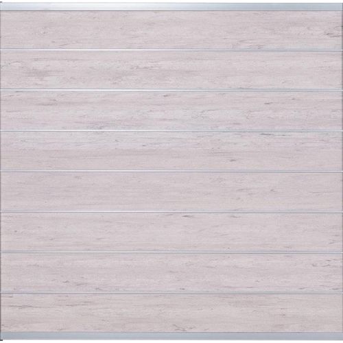 T&J Gotland WPC Stecksystem Zaunfeld Sand/Silber