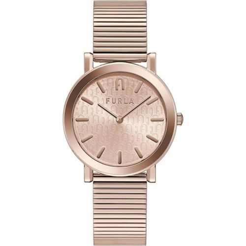Kinderuhr mit rosa Armband - Katze