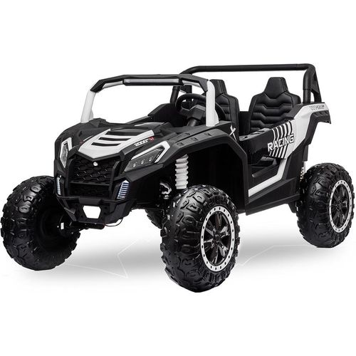 Kinder Elektroauto UTV Road 2-Sitzer Allrad Offroad Kinderfahrzeug Weiß
