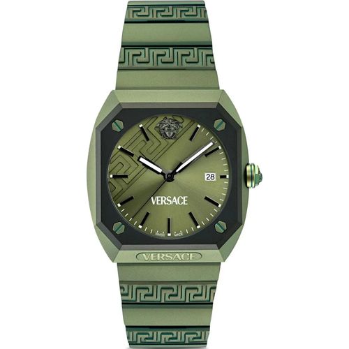 Versace VE8F00324 Antares grün Edelstahl Herren Uhr NEU
