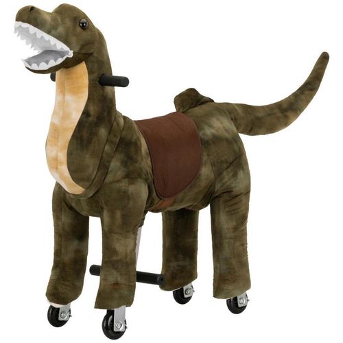 My Baby Lou Schaukeltier Einhorn , Grün , Metall, Kunststoff, Textil , 27x85x76 cm , unisex , EN 71 , Fußstützen, Haltegriffe , Spielzeug,