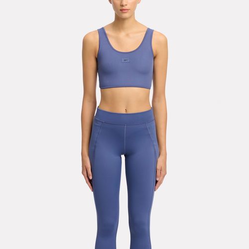 Sport-BH REEBOK, Damen, Gr. S, N-Gr, twilight pur, Obermaterial: 76% Polyester, 24% Elasthan, sportlich, BHs