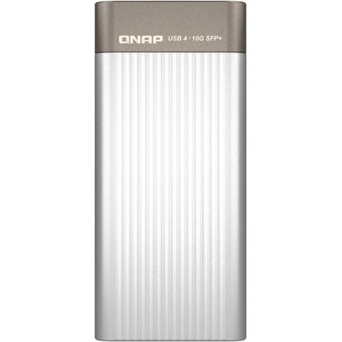 QNAP QNA-UC10G1SF- USB 4 (Thunderbolt 3 und 4 Unterstützung) auf 10GbE SFP Adapter (passive Kühlung)
