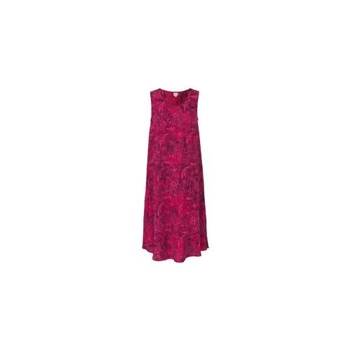 Viskose-Kleid, Muster fuchsia, 46
