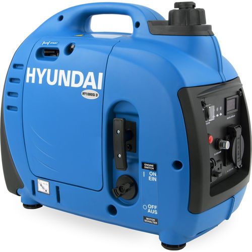 HYUNDAI Inverter-Generator HY1000Si D (1 kW, tragbar, 1 x 230V + 1 x 12V, 1 x USB)