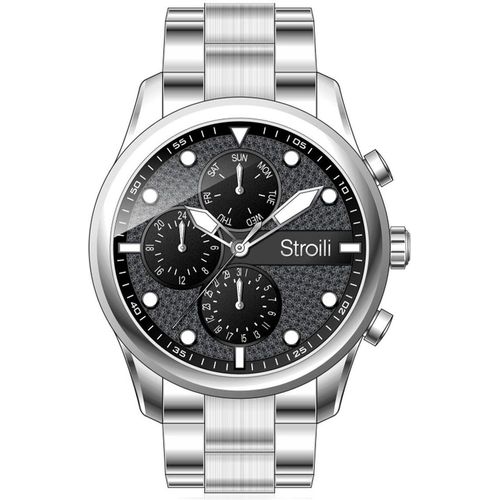 Herrenuhr Stroili 1683278 Schwarz Silberfarben