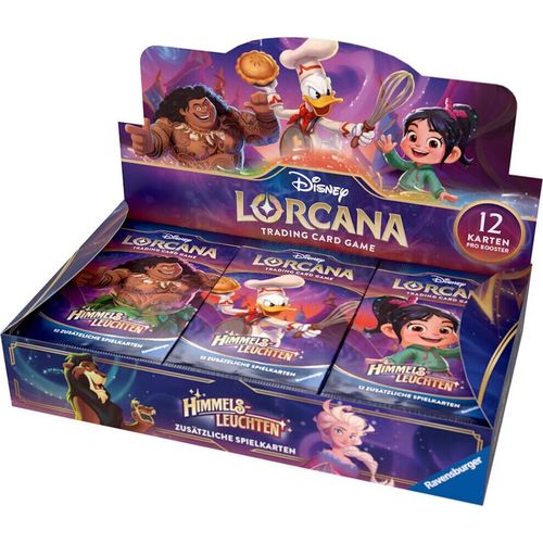Disney Lorcana TCG: Himmelsleuchten - 1 Display (Deutsch) + 40 exklusive collect-it.de Hüllen