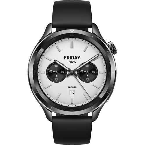 Xiaomi Watch S4 schwarz, Smartwatch, Android & iOS, 15 Tage Akkulaufzeit