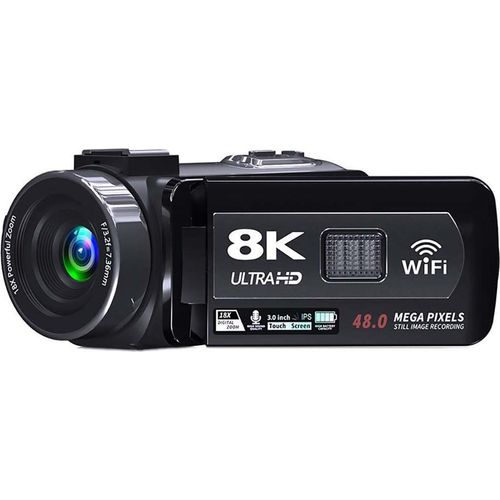 INF 8K Handheld Camcorder: 64MP, Anti-Shake, Outdoor, Remote Control