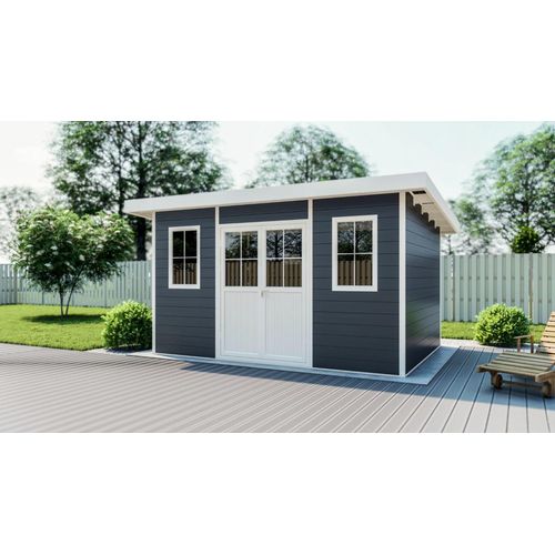 WPC Gartenhaus Flachdach L FSC100%