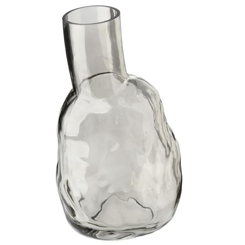 Glasvase mit hohem Hals