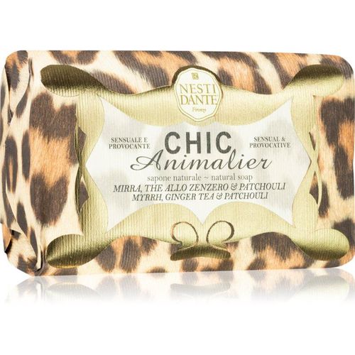 Nesti Dante Chic Animalier Bronze Leopard bar soap 250 g