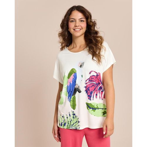 Shirt mit tropischem Print Image