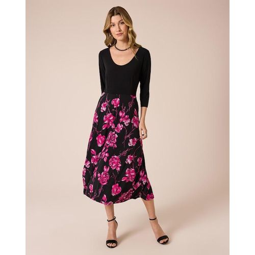 Kleid mit bedrucktem Maxirock Image