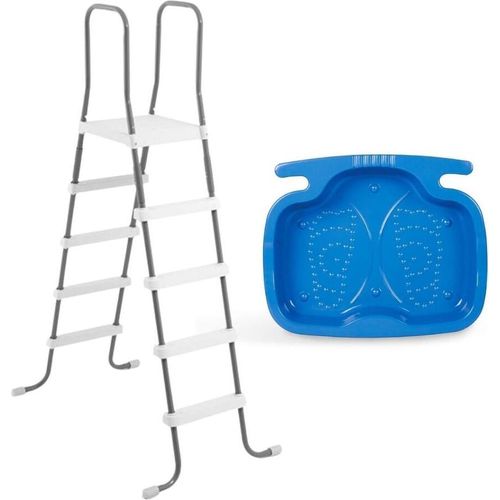 Intex - Poolleiter 132 cm & Fußbad