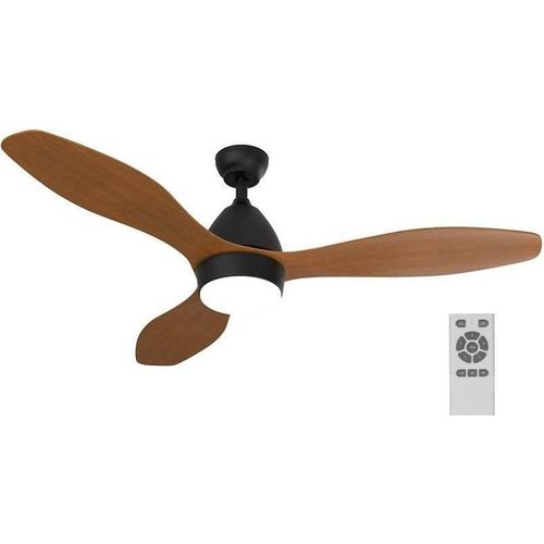 IMMAX NEO LITE FRESCO SMART Deckenleuchte mit Ventilator 18W TUYA Wi-Fi braun-schwarz