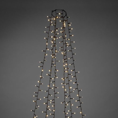 Konstsmide Weihnachtsbeleuchtung Micro LED Compactlights Baummantel Ring