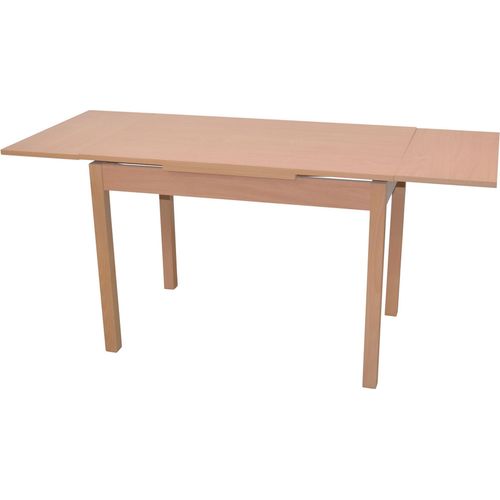 Auszugs-Esszimmertisch, Buche-Nachbildung 104-164 cm