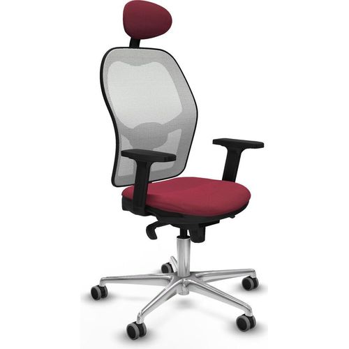 Bürostuhl mit Kopfstütze Jorquera Piqueras y Crespo 2D086G1 Granatrot