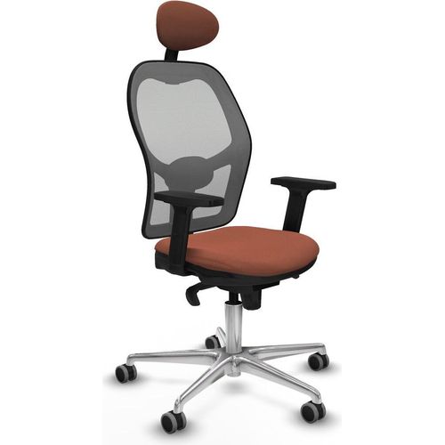 Bürostuhl mit Kopfstütze Jorquera Piqueras y Crespo 2D086G1 Braun Grau