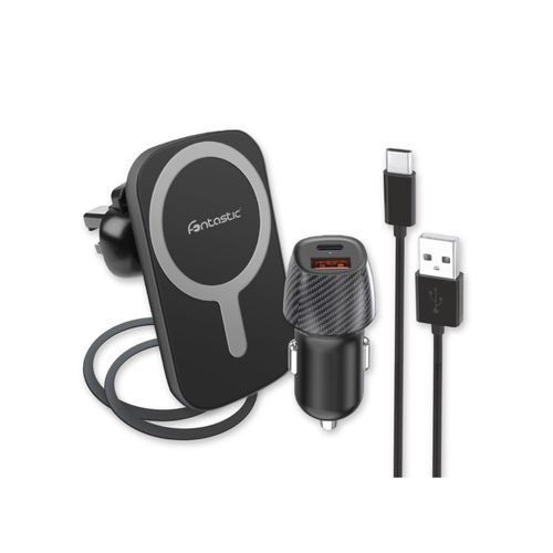 Fontastic SET - Magnet Halterung + KFZ-Ladeadapter 20W PD FC