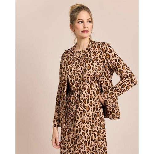 Blazer mit Jaguarprint