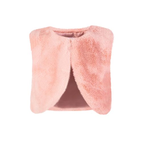 Plüschweste HAPPY GIRLS, Mädchen, Gr. 104, rosa (dusty rose), Plüsch, Obermaterial: 100% Polyester, unifarben, casual, regular fit kurz, Rundhals, Westen