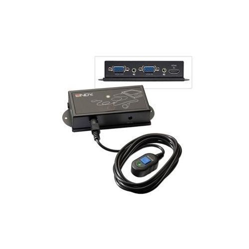 LINDY HDMI & VGA auf VGA Konverter & Switch mit Audiounterstützung 38029