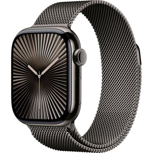 Apple Watch Series 10 GPS + Mobilfunk 42mm Titanio Grigio Ardesia Smartwatch
