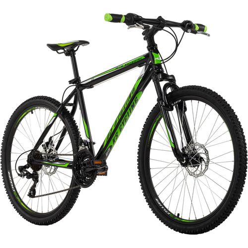 KS Cycling Mountainbike Hardtail 26 Zoll Sharp schwarz-grün