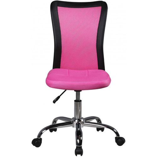 Rootz Kinder-Bürostuhl – Drehstuhl – für Kinder – Jugendliche – Silber – Grün/Rosa/Blau – Schwarz