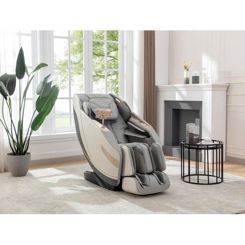 Massagesessel - Kunstleder - Zero-Gravity-System - Grau - MOWATA