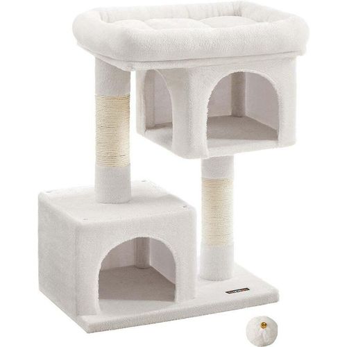 Rootz Cat Scratching Post - Kratzbaum - Kratzer - Spanplatte - Plüsch - Sisal - 60cm x 40cm x 84cm