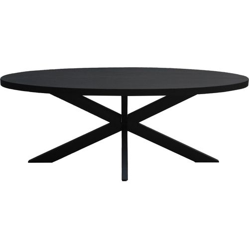 Tisch Kala 240x110x76 cm Mangoholz Stahl Schwarz