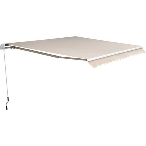 Rootz Faltarmmarkise - Verstellbare Klemmmarkise - Terrassenmarkise - Sonnenschutz - Einfache Bedienung - Langlebige Materialien - 450cm x 300cm