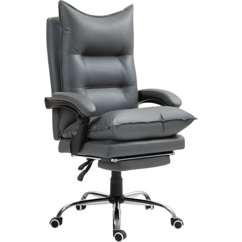 Rootz Ergonomischer Bürostuhl - Verstellbarer Schreibtischstuhl - Bequemes Sitzen am Arbeitsplatz - Kunstleder - 66L x 72W x 122-130H cm