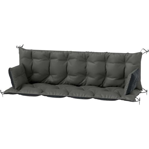 Rootz Outdoor-Kissenset - Gartenkissen - Zweifarbige Kissen - Strapazierfähiger Polyesterschaum - 180 x 110 x 8 cm - Langanhaltender Komfort