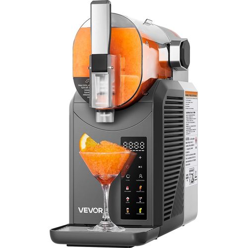 VEVOR Slush-Maschine für Zuhause 2 L, kein Eis nötig, mit Selbstreinigung, 200 W Frozen Drink Maker aus Edelstahl 304, 6 voreingestellte Programme für Frozen Margaritas Frappés Milchshake