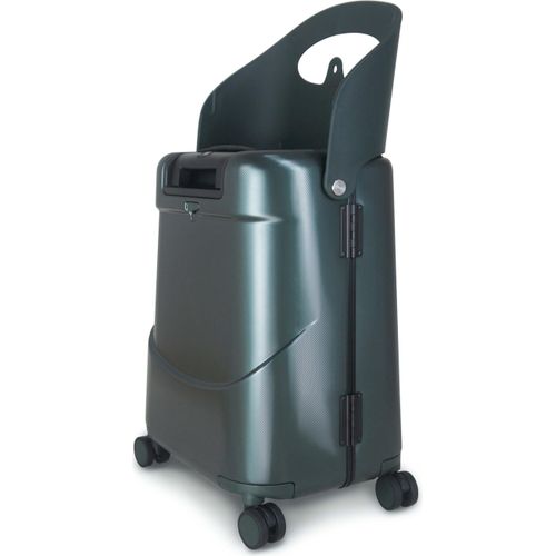 Reisetasche Miamily groß mit klassischem Sitz - 77L, TSA-Schloss, Grün