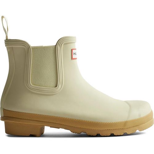 Hunter Women's Original Chelsea Boots Gravel/Biscuit Größe 38