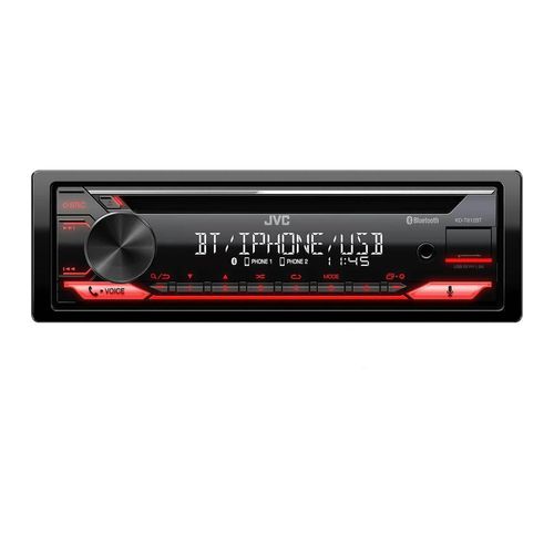 JVC CD-Receiver KD-T822BT mit Bluetooth-Freisprecheinrichtung & kabelloser Musik, KD-T822BT
