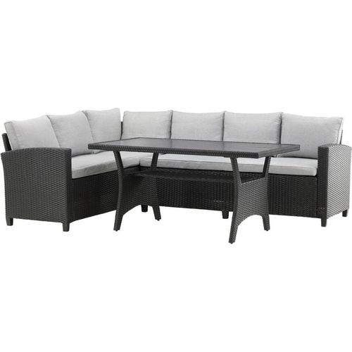 Venture Home Lounge-Set Bentwood Schwarz