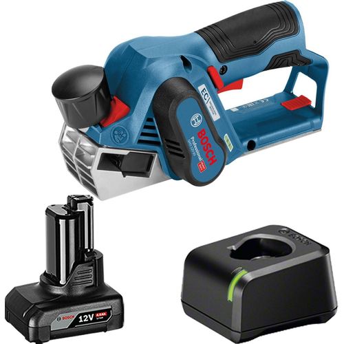 Bosch Akku-Hobel GHO 12V-20 12 V / 1x 4,0 Ah Akku + Ladegerät